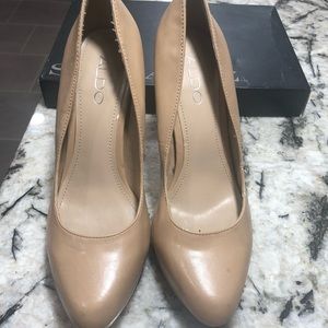 Aldo Nude Heels Size 7